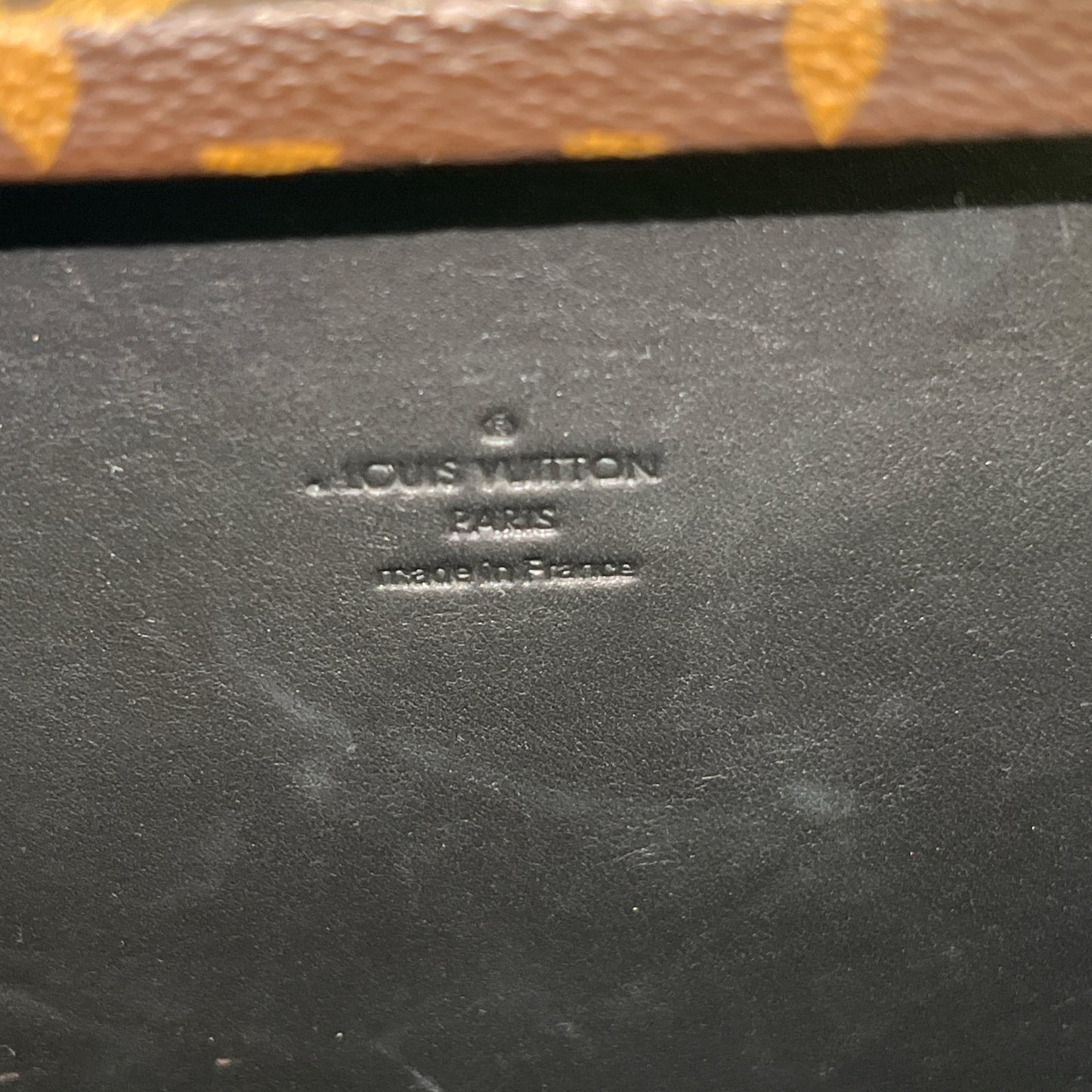 LV Monogram Macassar Clutch Box