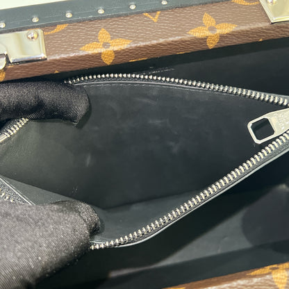 LV Monogram Macassar Clutch Box