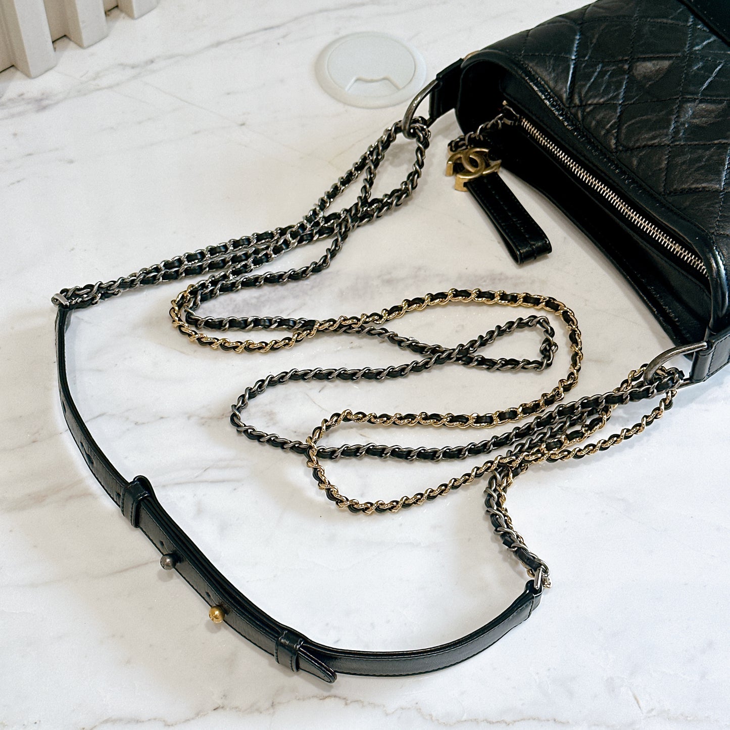 Chanel Gabrielle Small in Black
