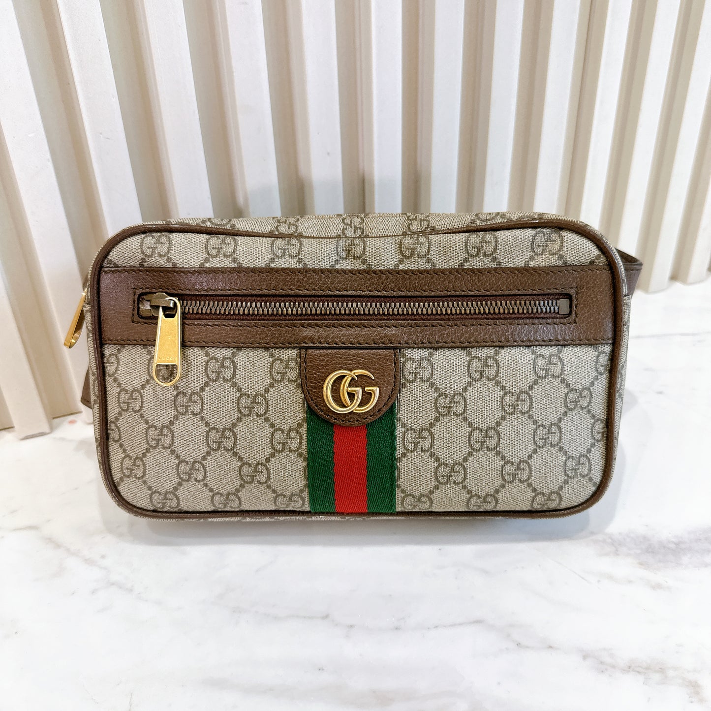 Gucci Ophidia GG Supreme Canvas Belt Bag