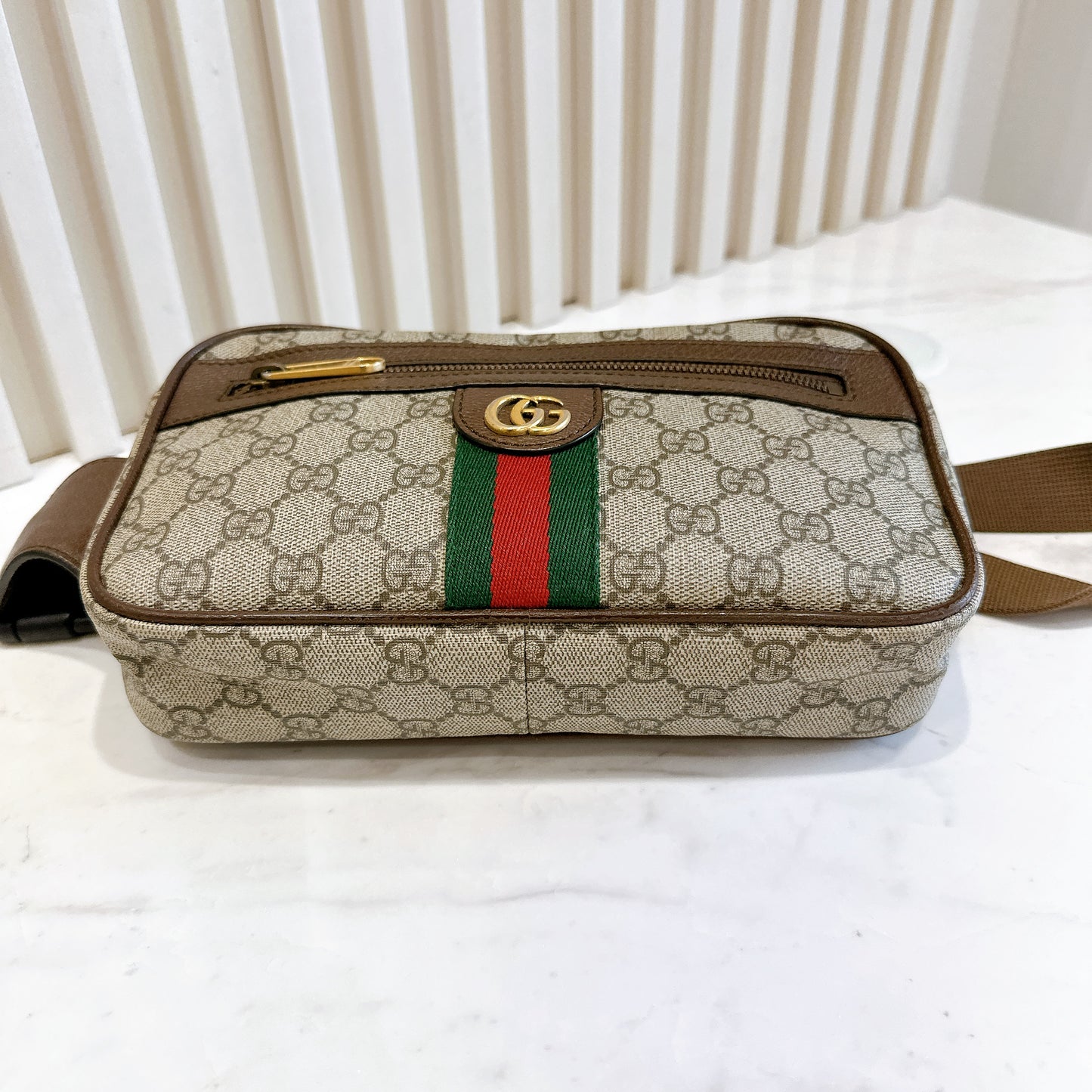 Gucci Ophidia GG Supreme Canvas Belt Bag
