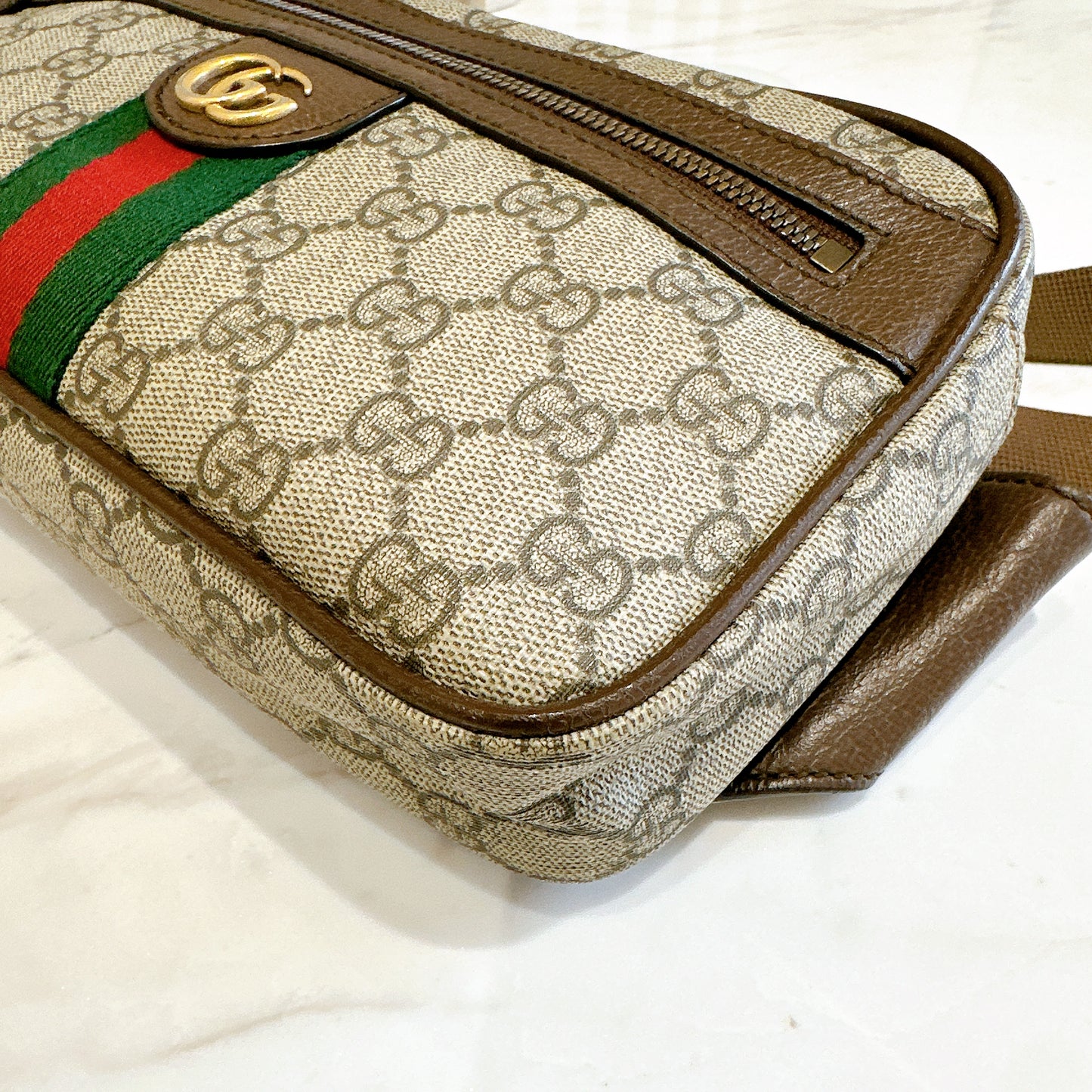 Gucci Ophidia GG Supreme Canvas Belt Bag