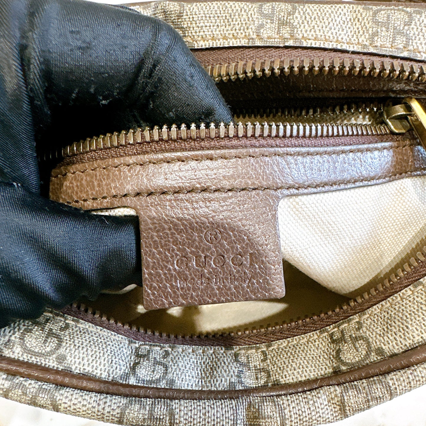 Gucci Ophidia GG Supreme Canvas Belt Bag