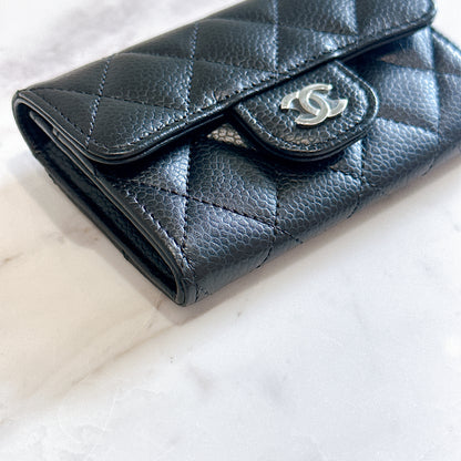Chanel Classic Card Holder in Black Caviar