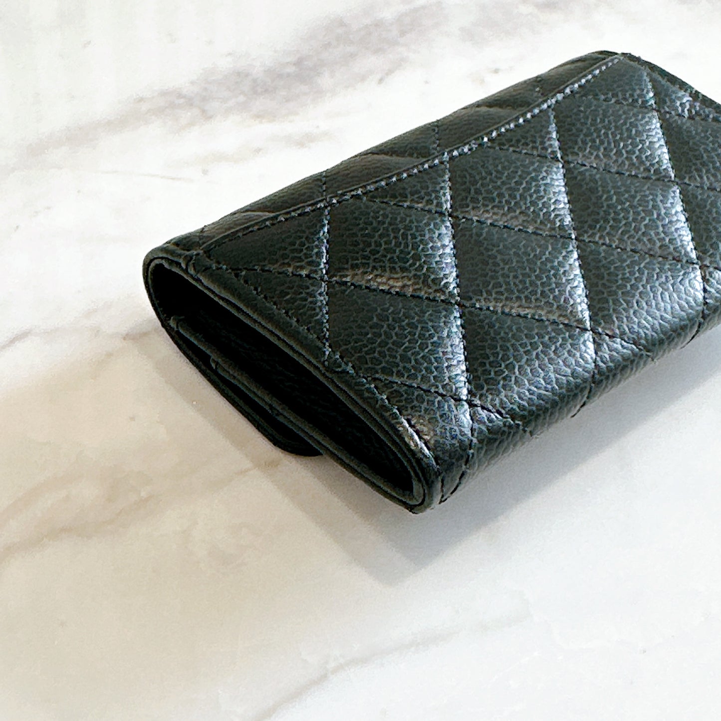 Chanel Classic Card Holder in Black Caviar