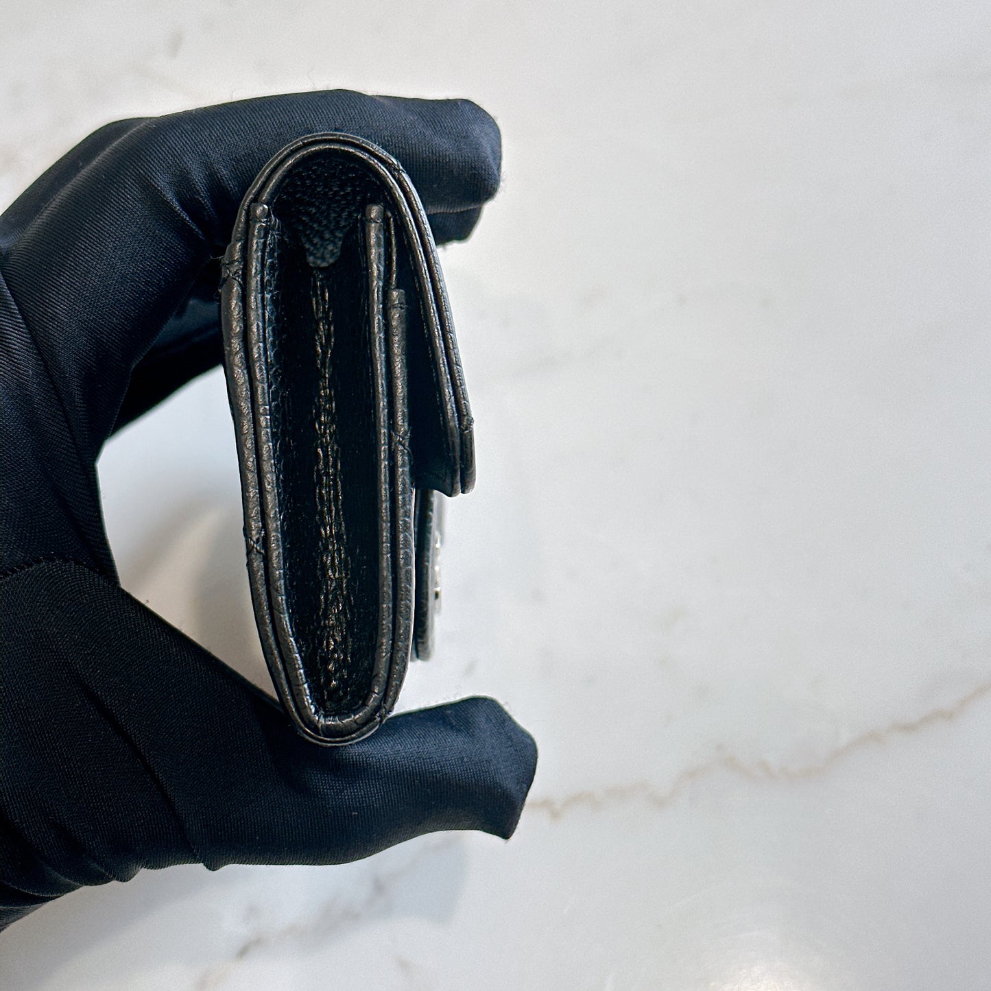 Chanel Classic Card Holder in Black Caviar