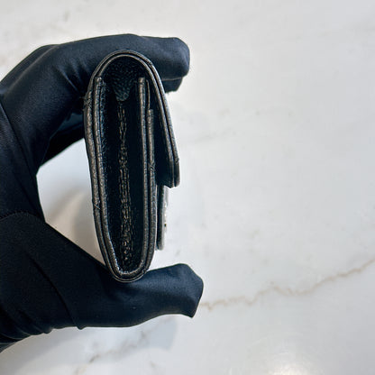 Chanel Classic Card Holder in Black Caviar