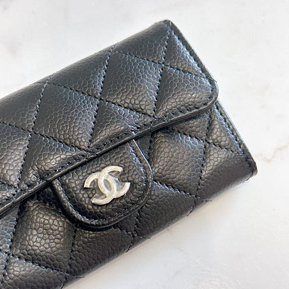 Chanel Classic Card Holder in Black Caviar
