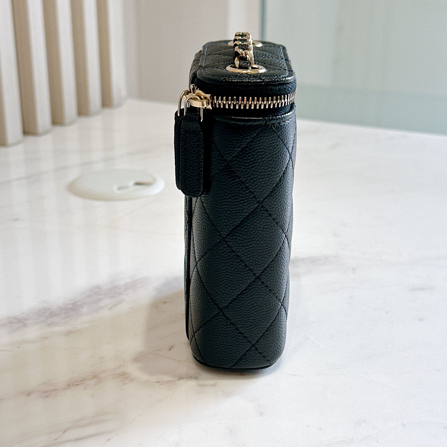 Chanel Vertical Quilted Mini Vanity