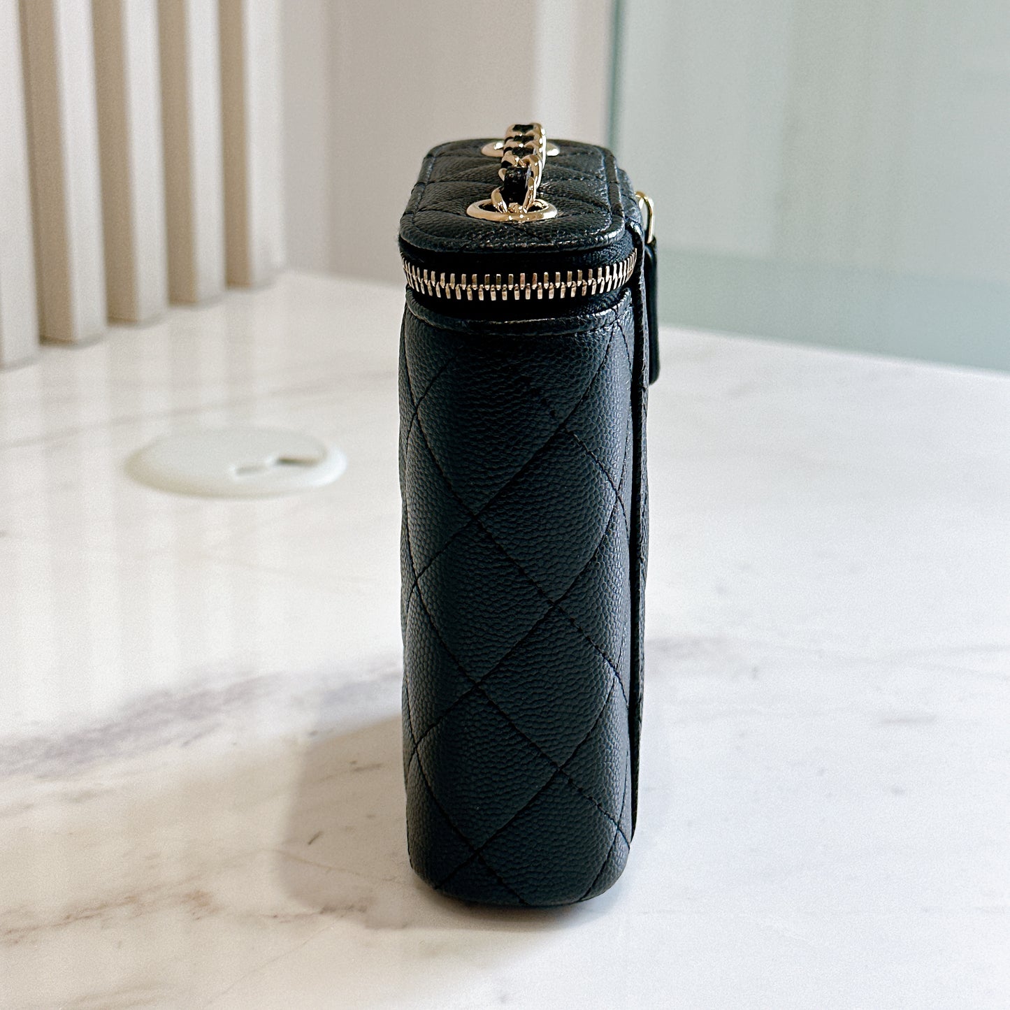 Chanel Vertical Quilted Mini Vanity