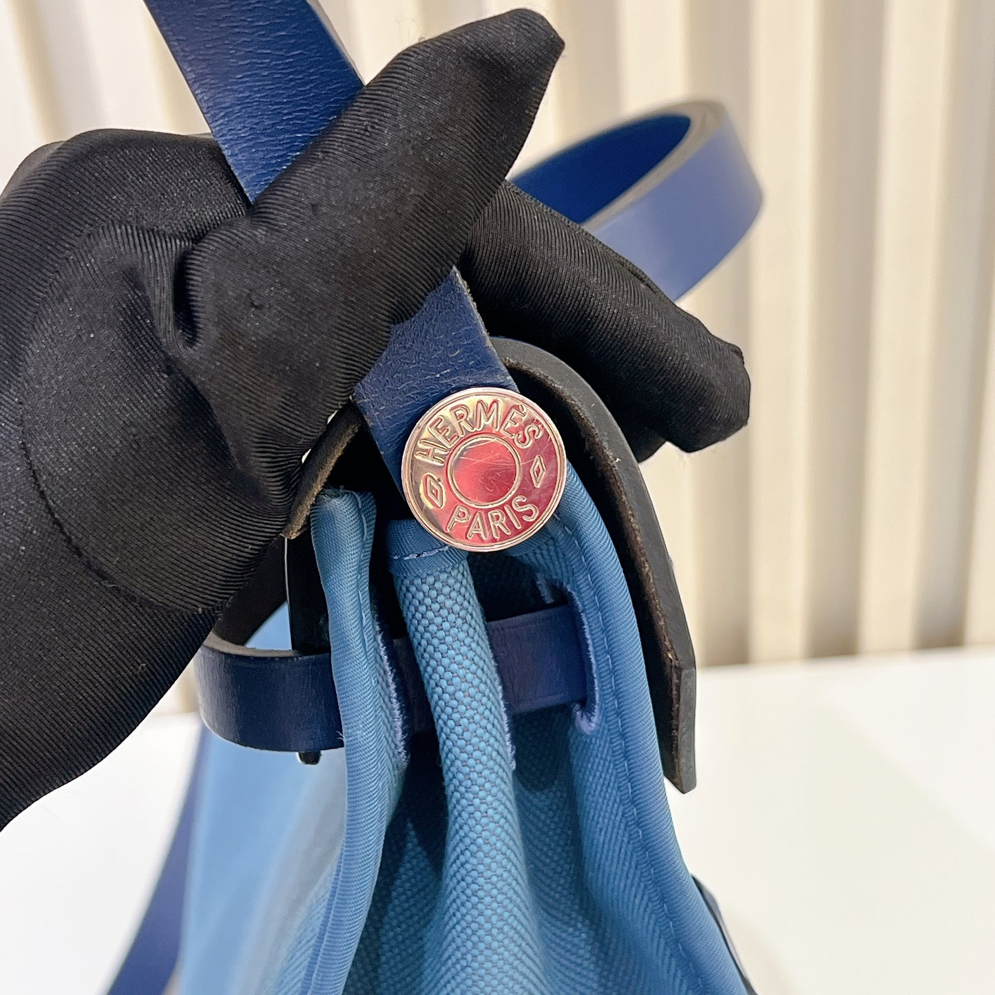 Hermes Herbag 31 in Blue