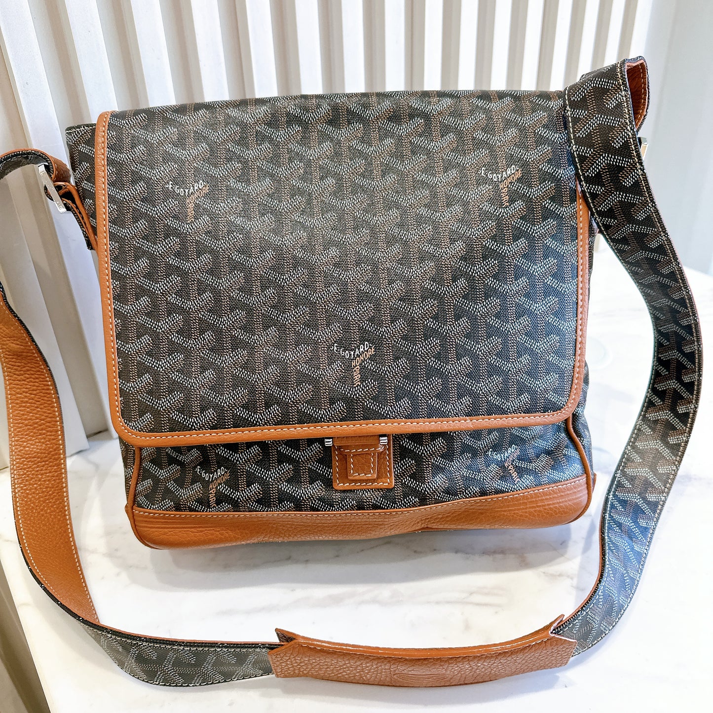 Goyard Urbain Messanger Bag in Tan