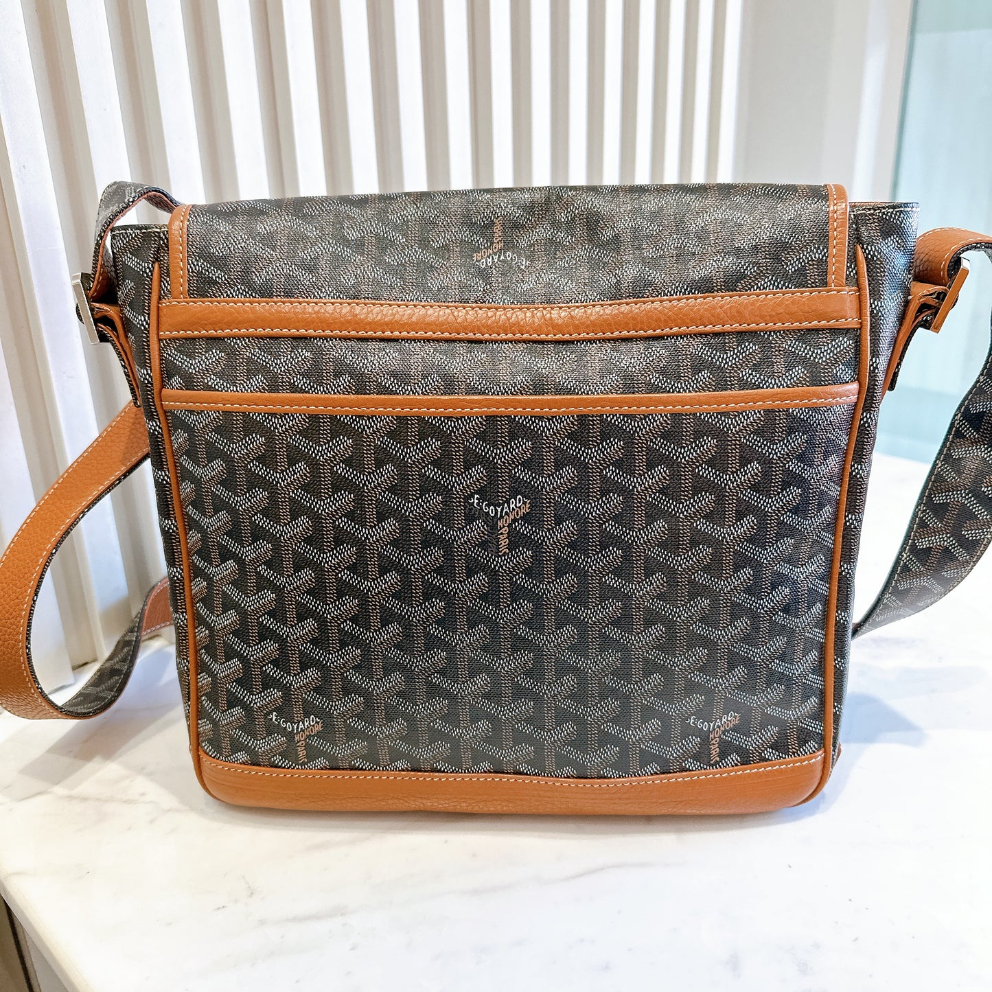 Goyard Urbain Messanger Bag in Tan
