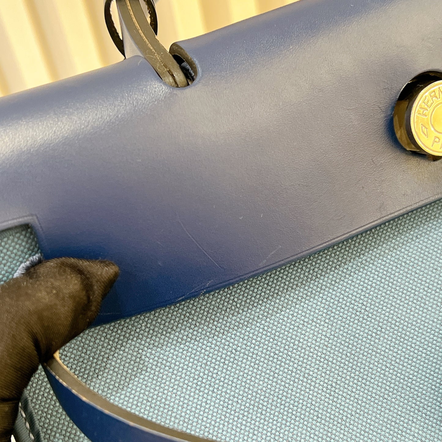 Hermes Herbag 31 in Blue