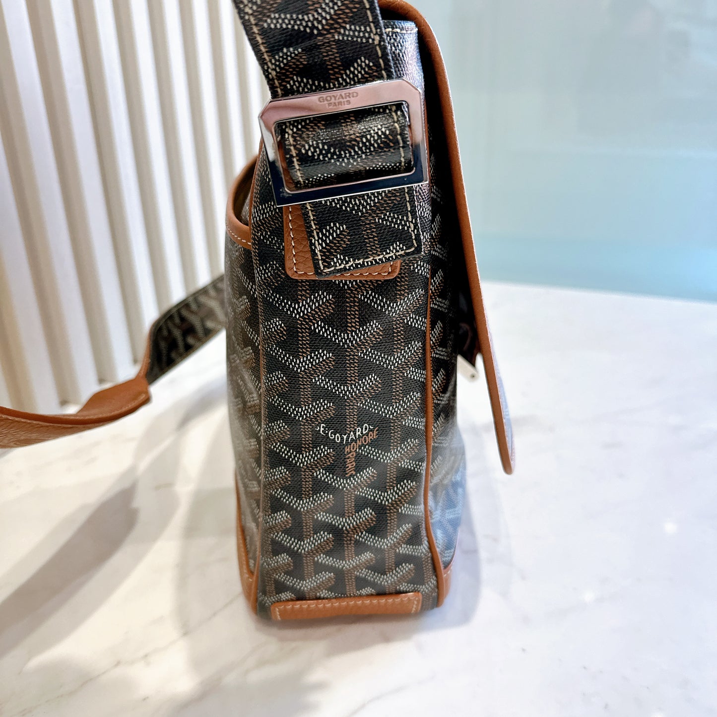 Goyard Urbain Messanger Bag in Tan