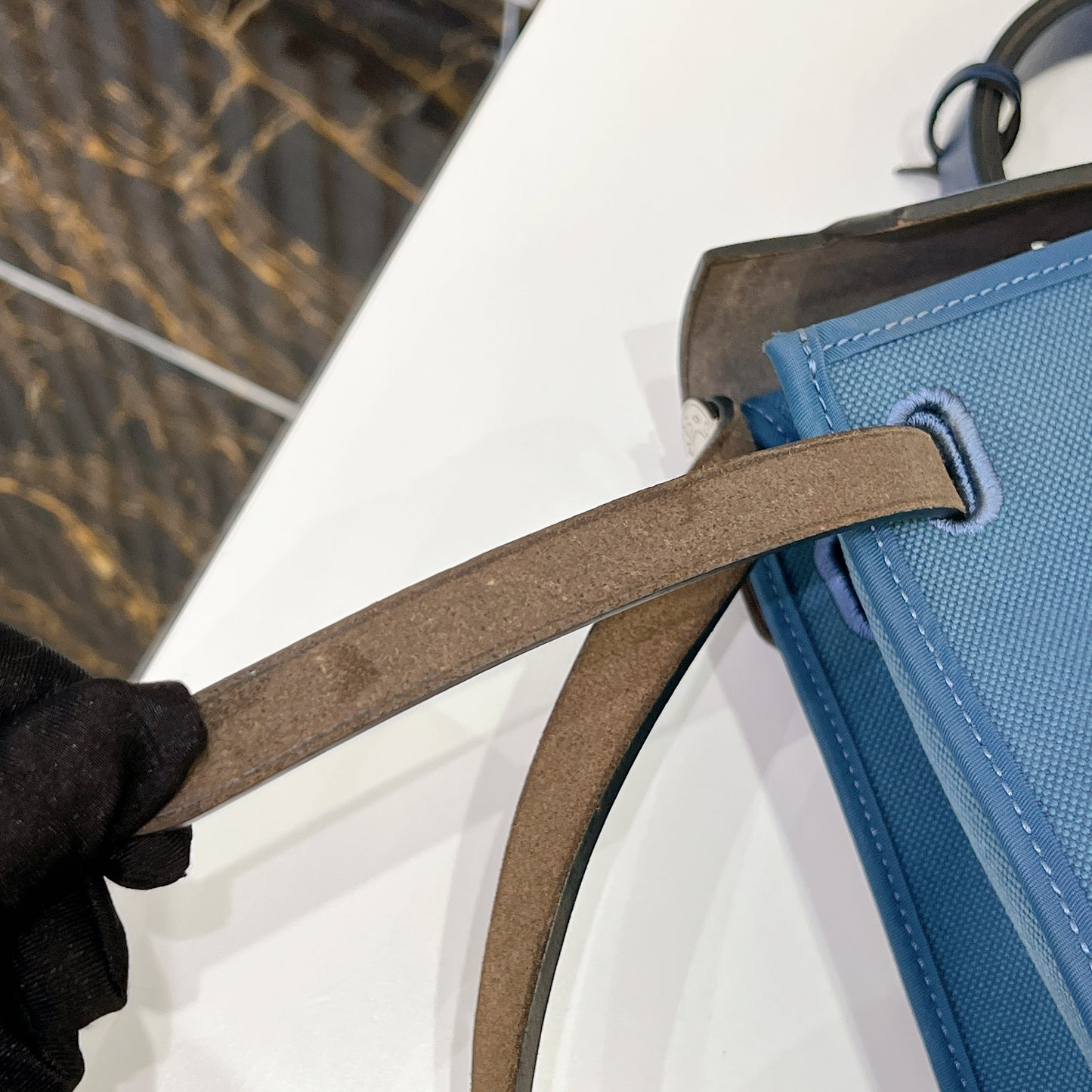 Hermes Herbag 31 in Blue
