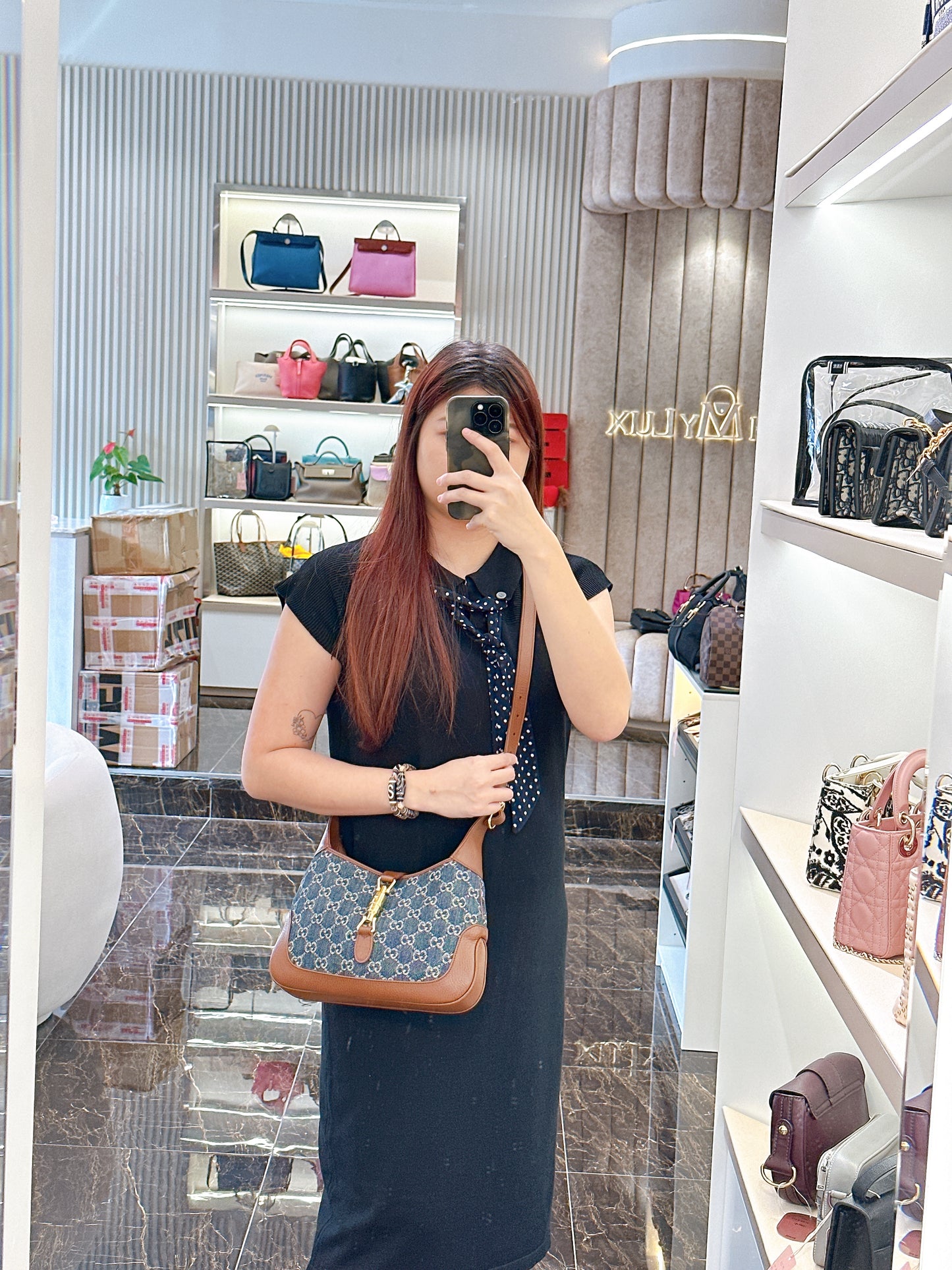 Gucci Jackie 1961 Small in Denim