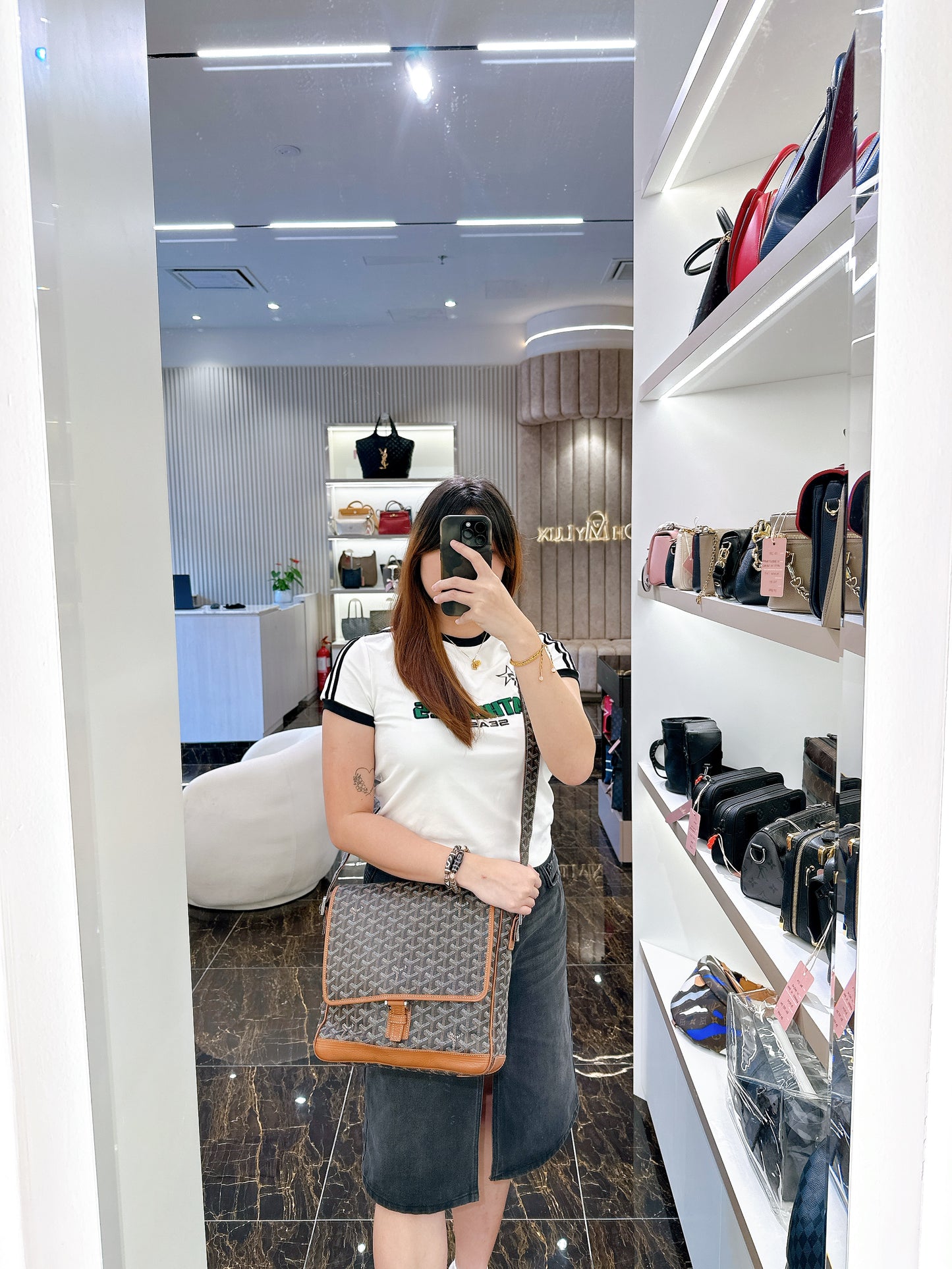 Goyard Urbain Messanger Bag in Tan