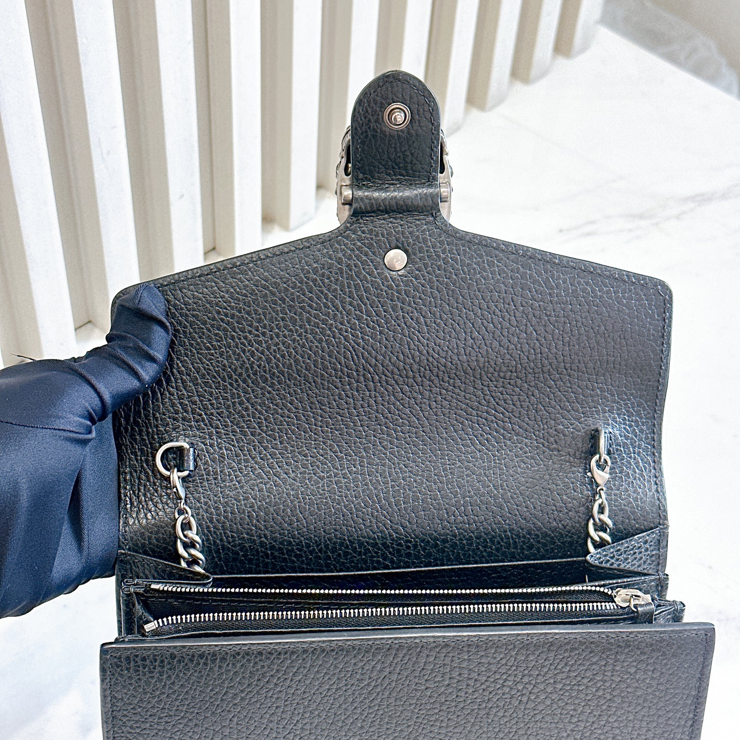 Gucci Dionysus Wallet On Chain Black
