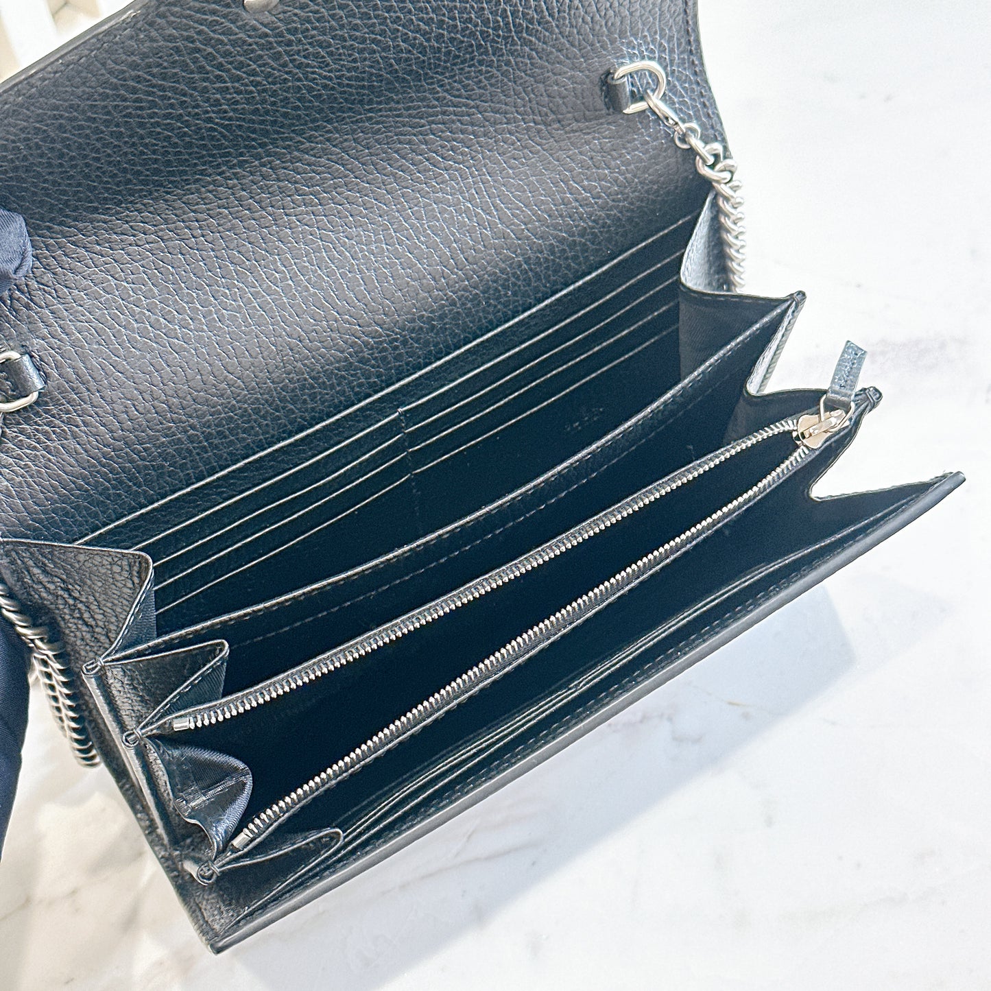 Gucci Dionysus Wallet On Chain Black
