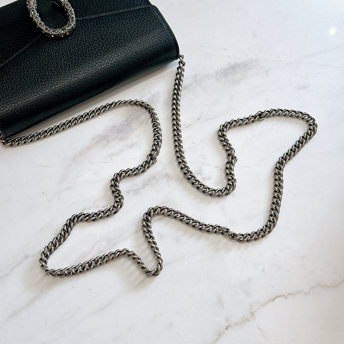 Gucci Dionysus Wallet On Chain Black
