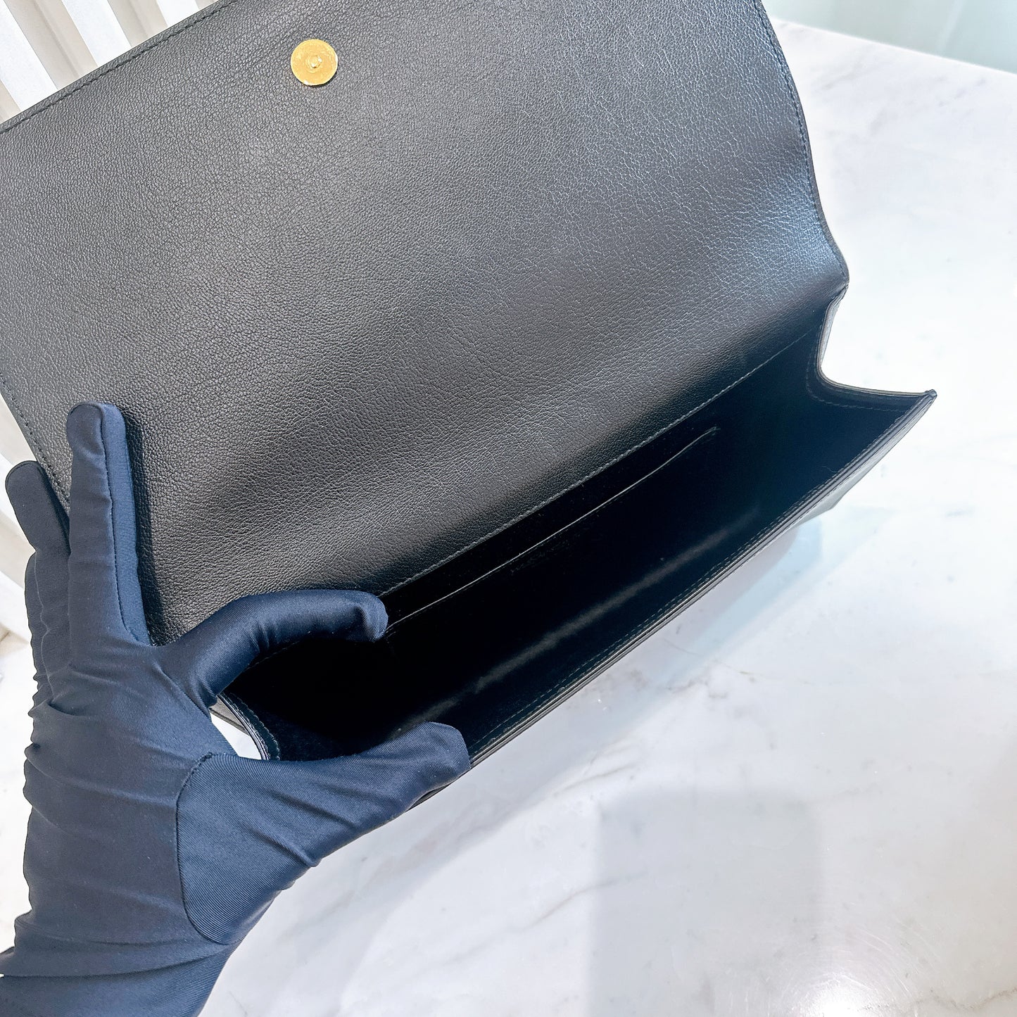 YSL Belle De Jour Clutch in Black