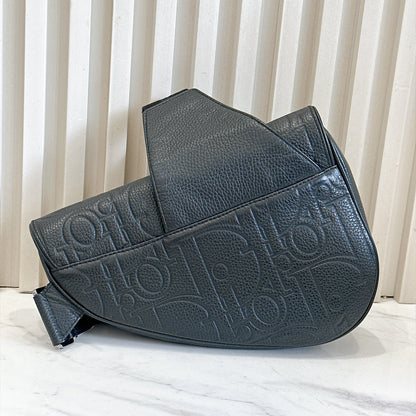 Dior Saddle Gravity Leather in Black