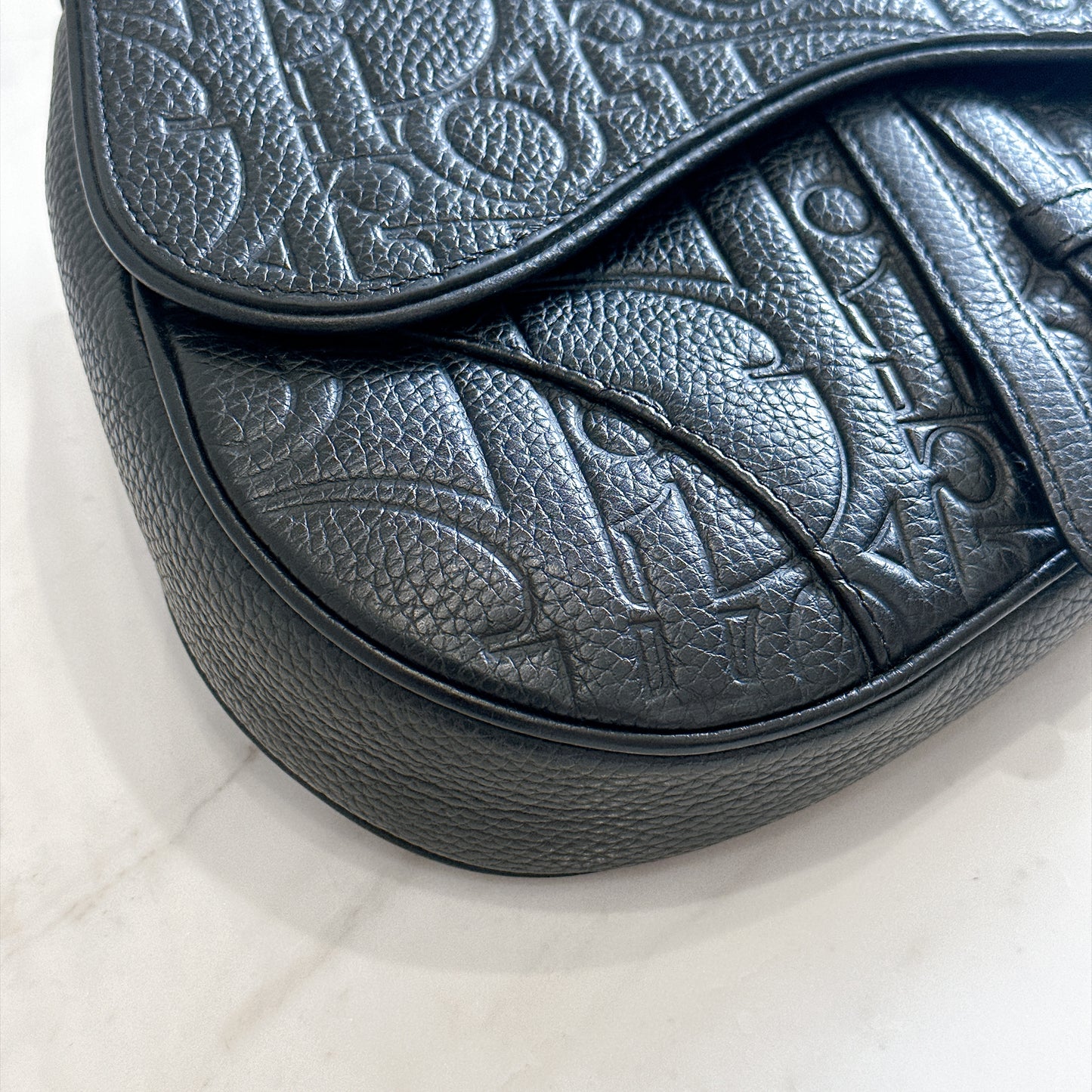 Dior Saddle Gravity Leather in Black