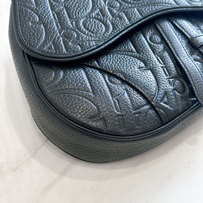 Dior Saddle Gravity Leather in Black