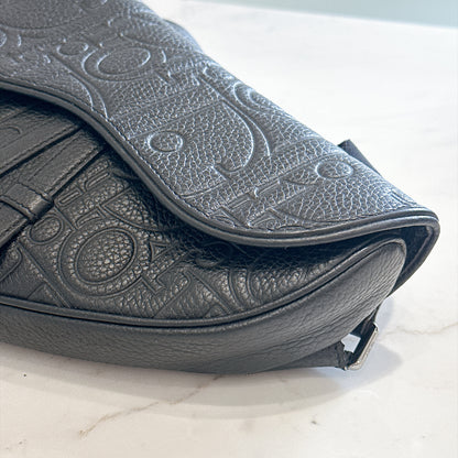 Dior Saddle Gravity Leather in Black