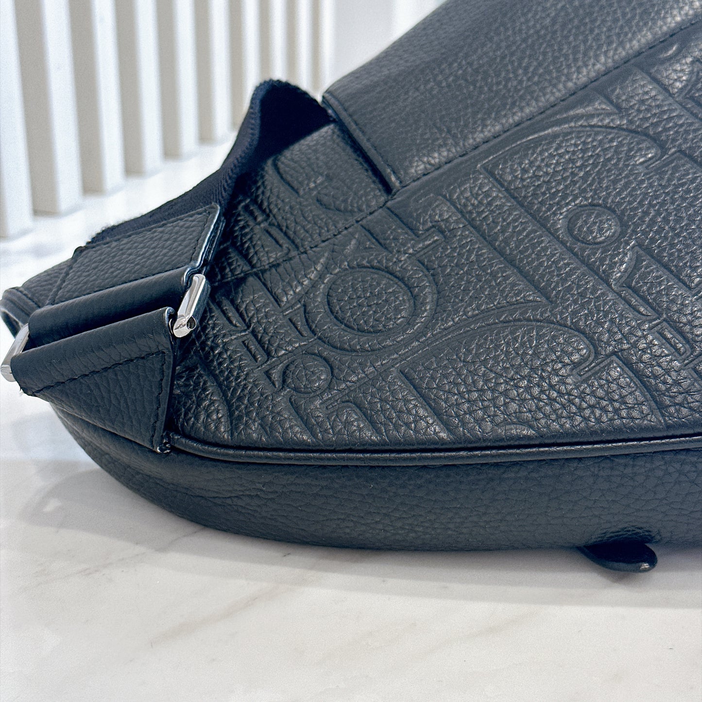 Dior Saddle Gravity Leather in Black
