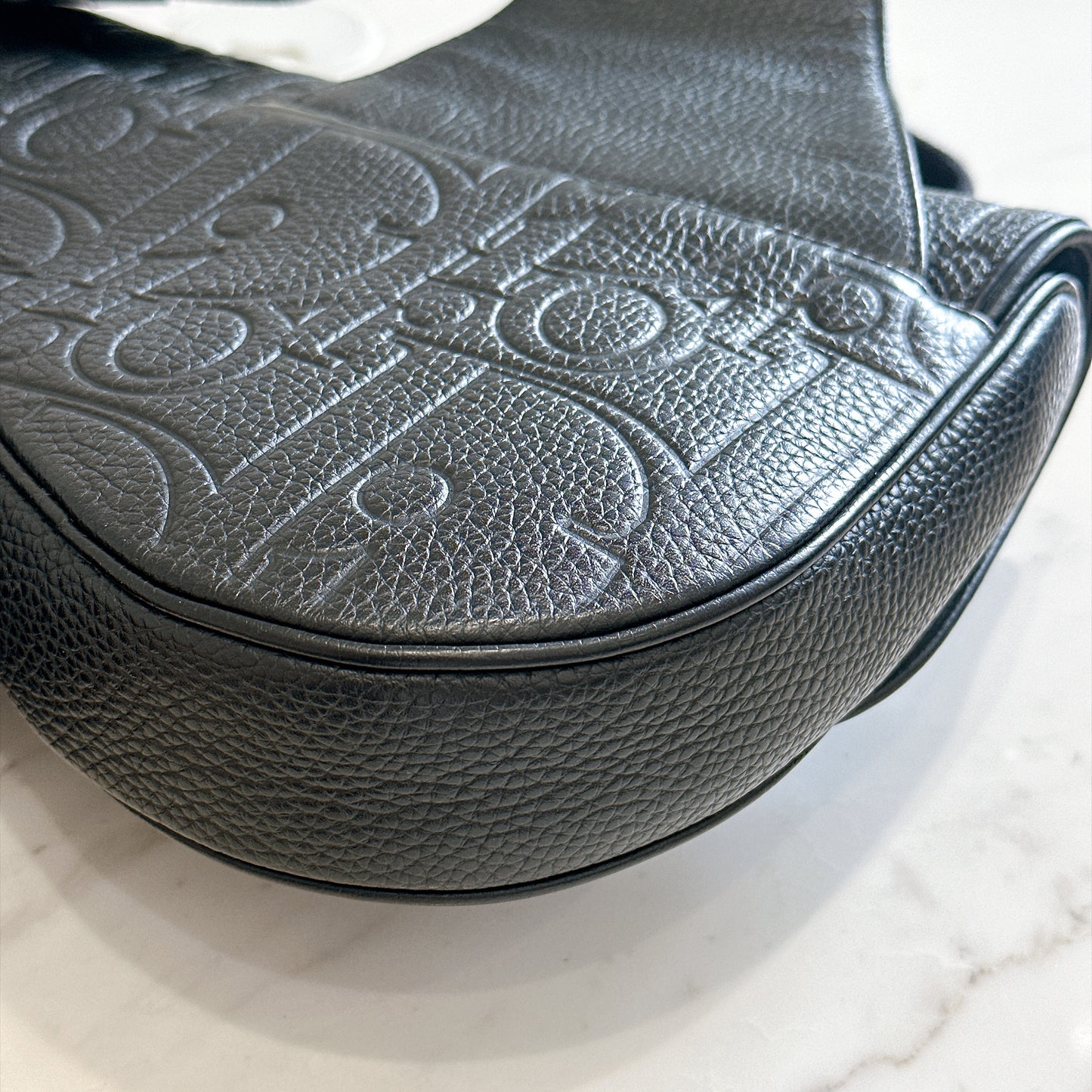 Dior Saddle Gravity Leather in Black