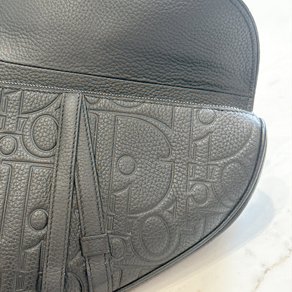 Dior Saddle Gravity Leather in Black