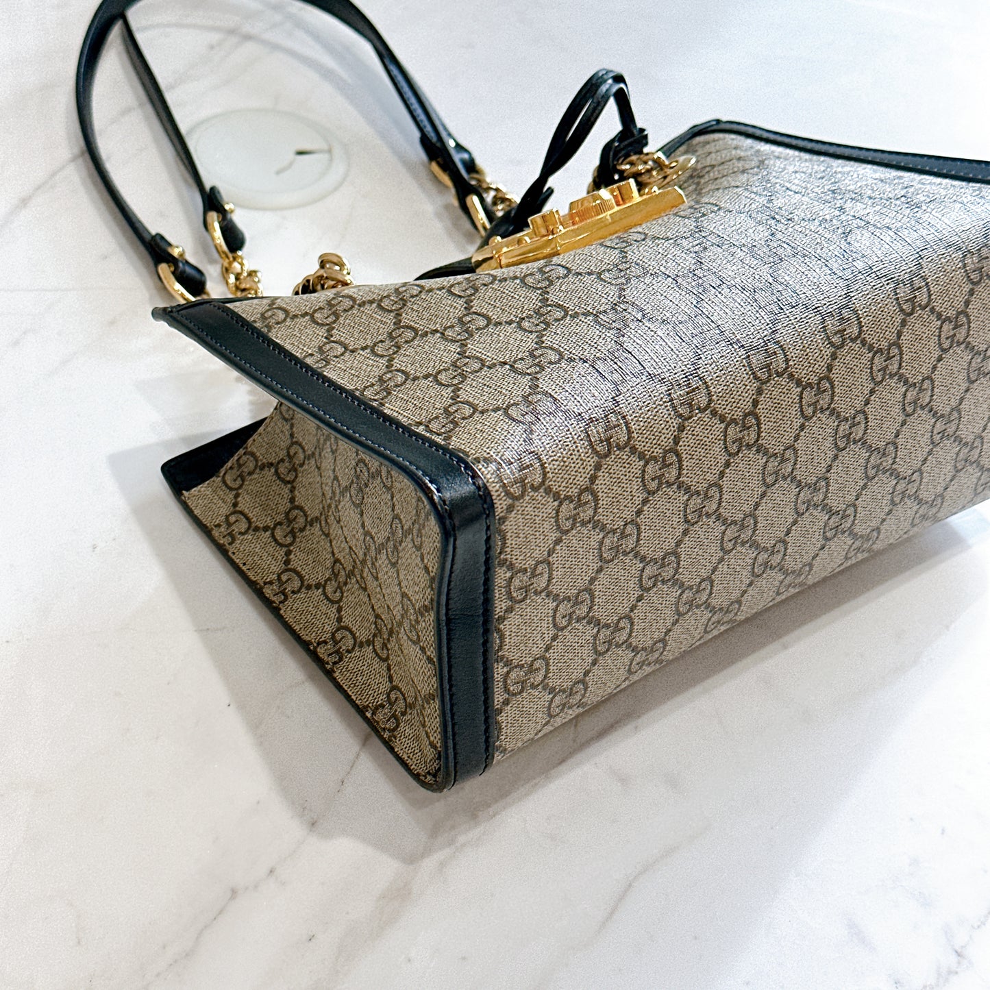 Gucci Padlock Tote Bag in GG Supreme