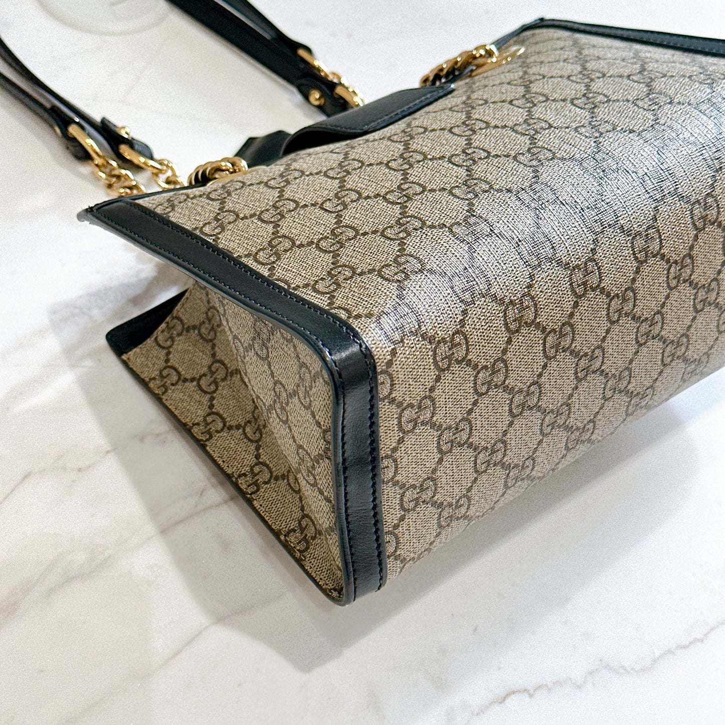 Gucci Padlock Tote Bag in GG Supreme