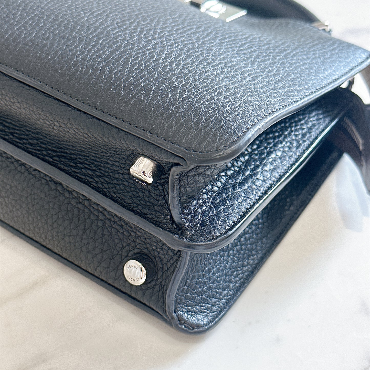 Fendi Peekaboo ISeeU in Black Small