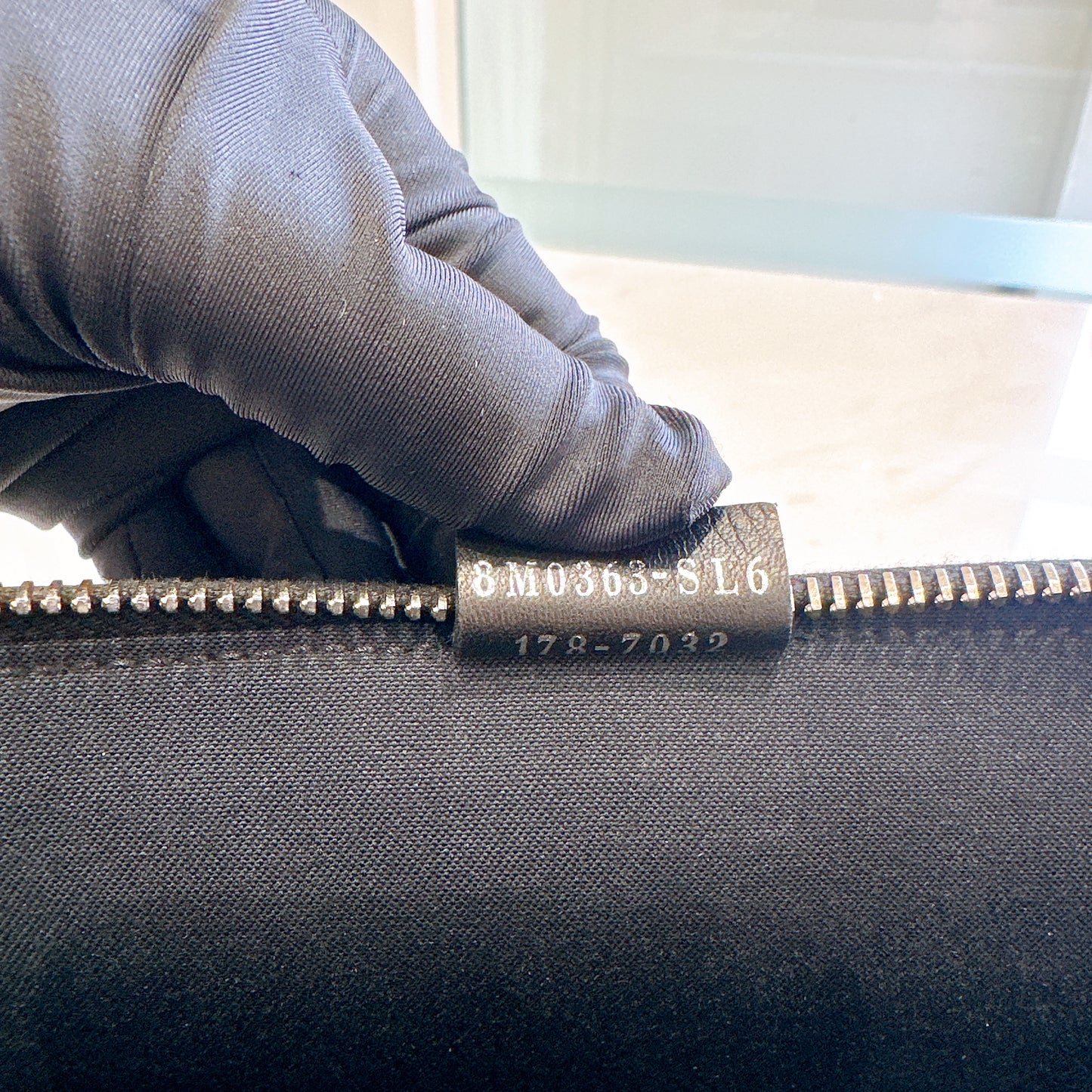 Fendi Studded Face Clutch