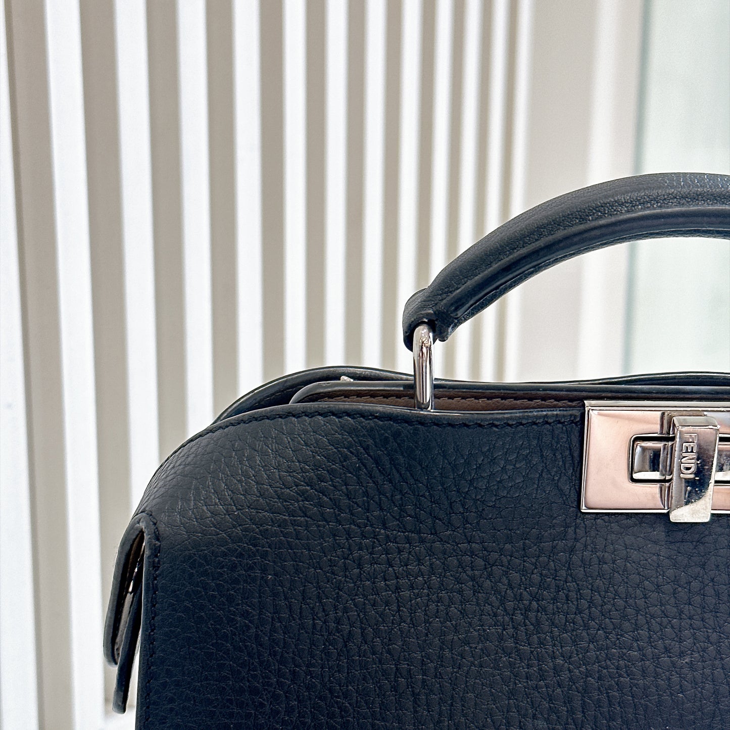 Fendi Peekaboo ISeeU in Black Small