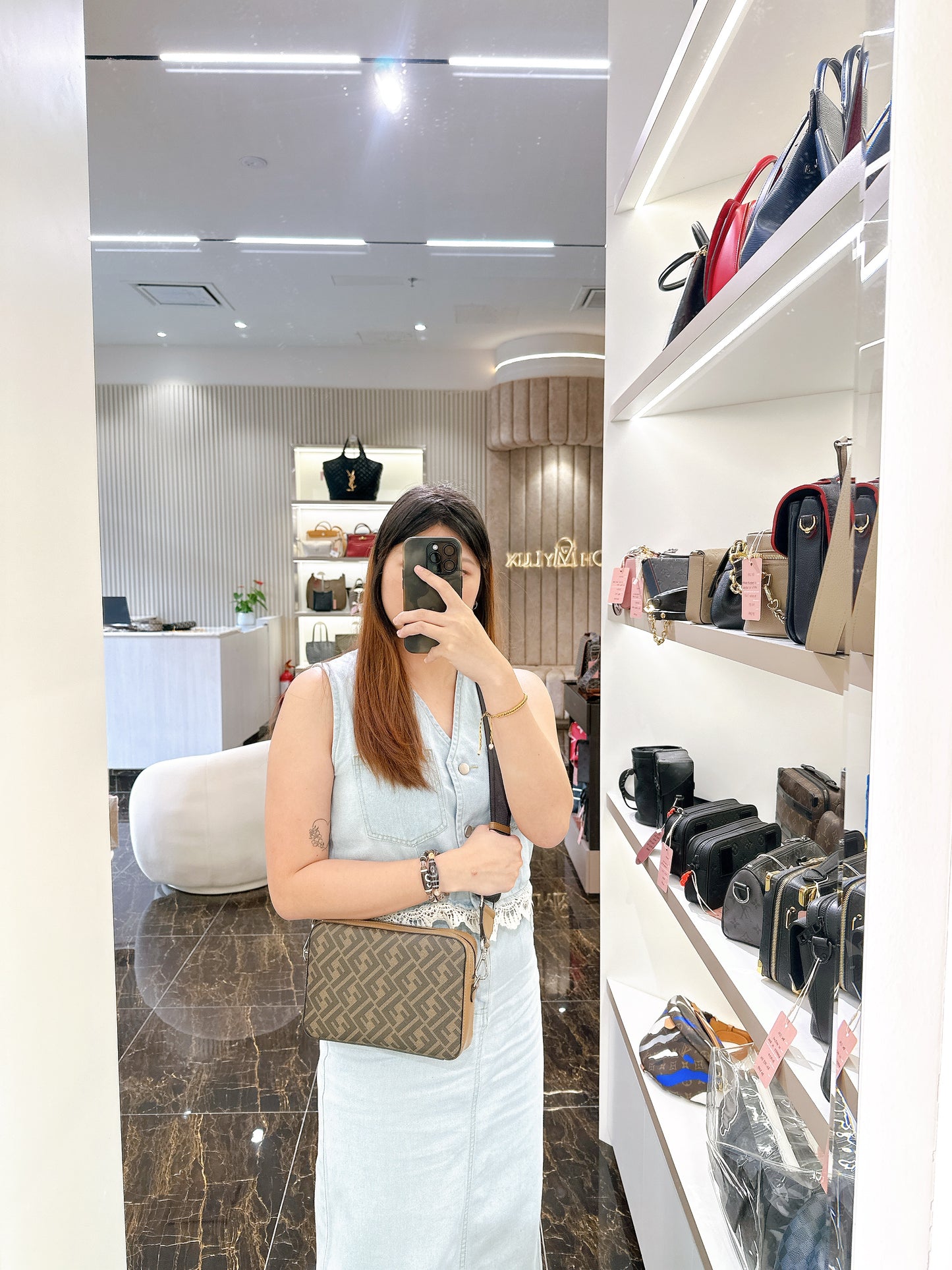 Fendi Diagonal Camera Case