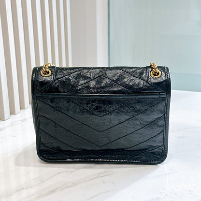 YSL Niki Baby in Black