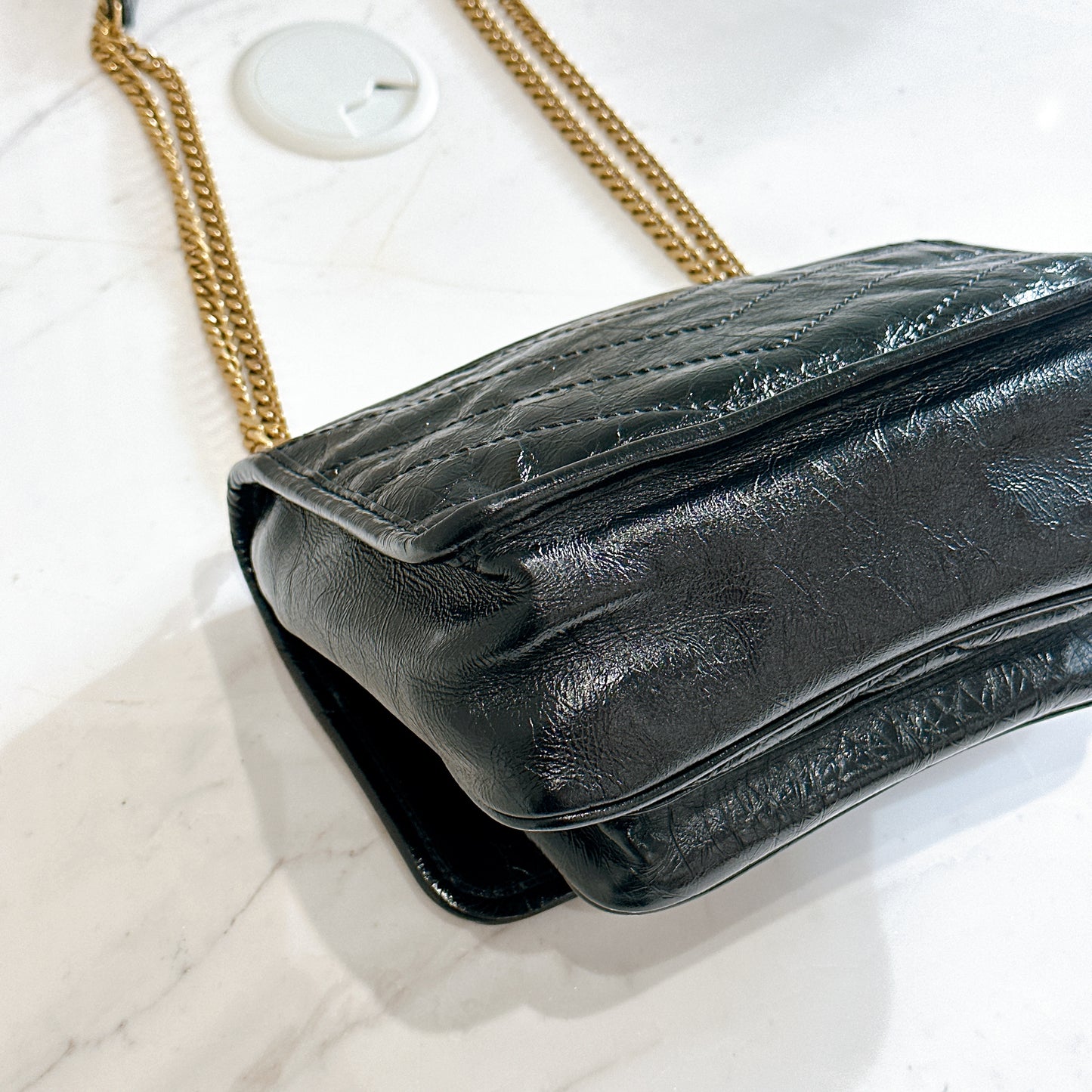 YSL Niki Baby in Black