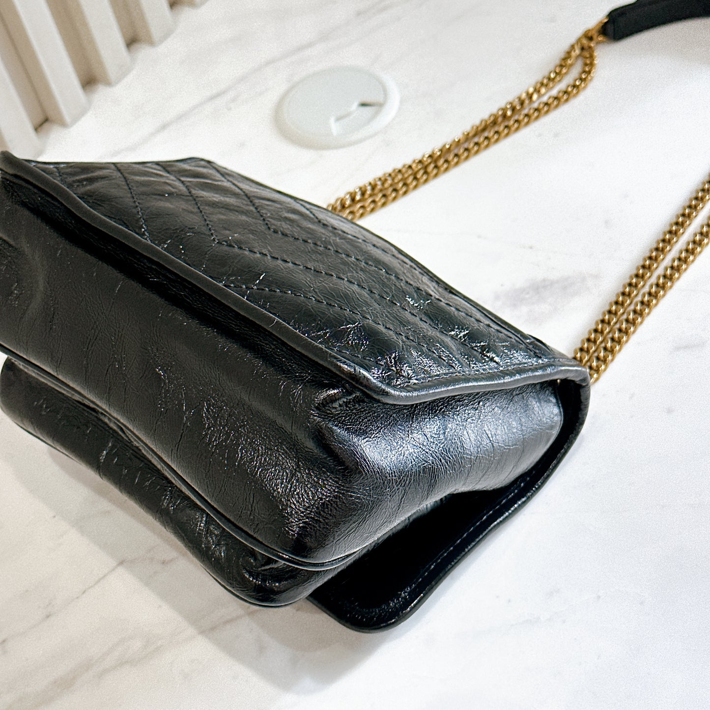YSL Niki Baby in Black