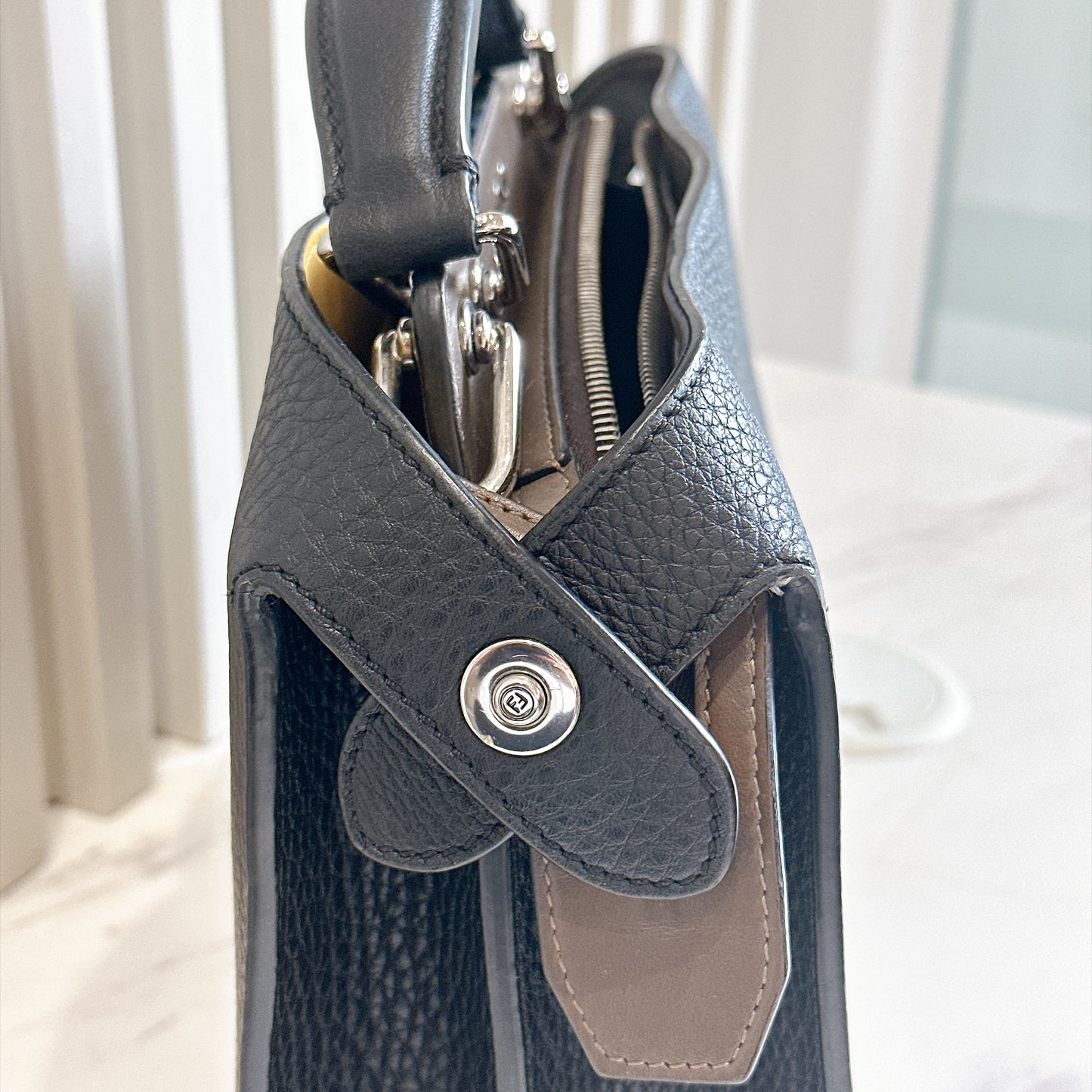 Fendi Peekaboo ISeeU in Black Small