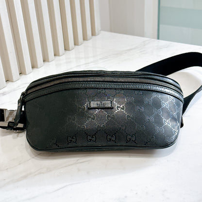 Gucci GG Bumbag in Black Imprime