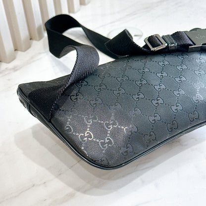 Gucci GG Bumbag in Black Imprime