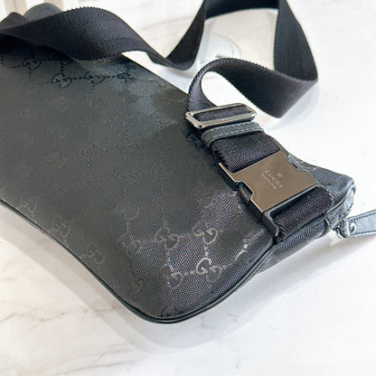 Gucci GG Bumbag in Black Imprime