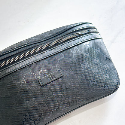Gucci GG Bumbag in Black Imprime