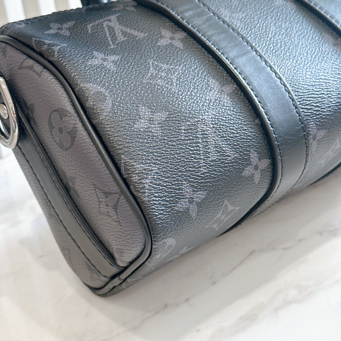 LV Keepall 25 in Monogram Eclipse