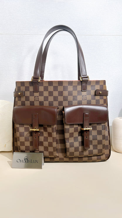 LV Uzes Tote in Damier Ebene