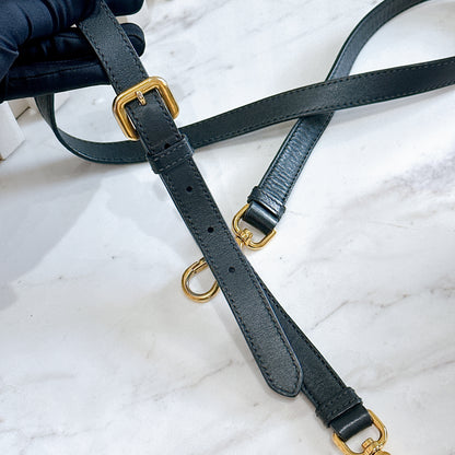 Prada Tessuto Nylon and Soft Calfskin Leather 2 Way Satchel Bag